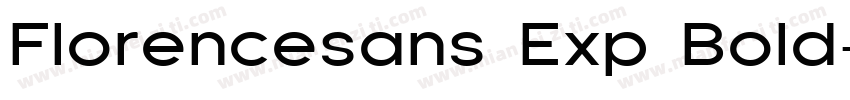 Florencesans Exp Bold字体转换